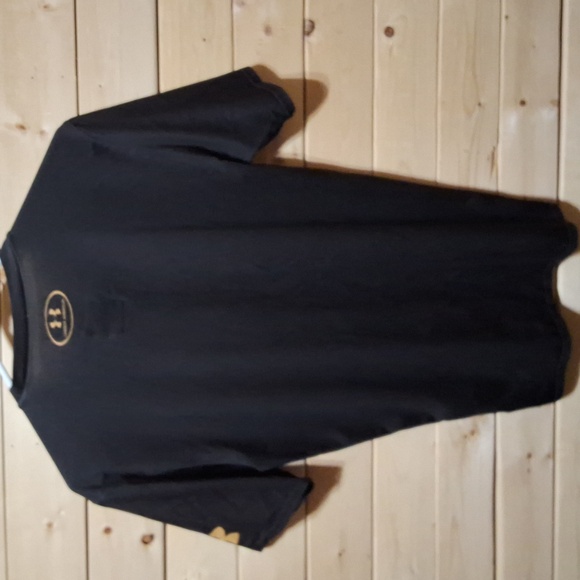 WWE Title Under Armour Rare Men's Compression Short Sleeve Shirt size Large - Picture 5 of 5